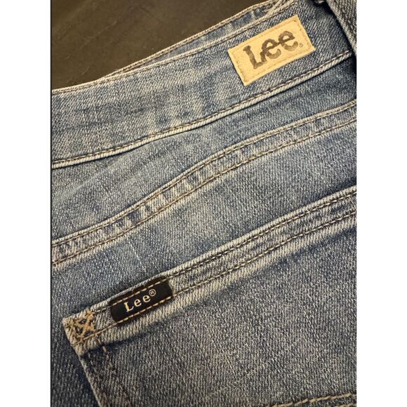 Lee Straight Leg Regular Fit Mid Rise - Sz 12 - Picture 4 of 10